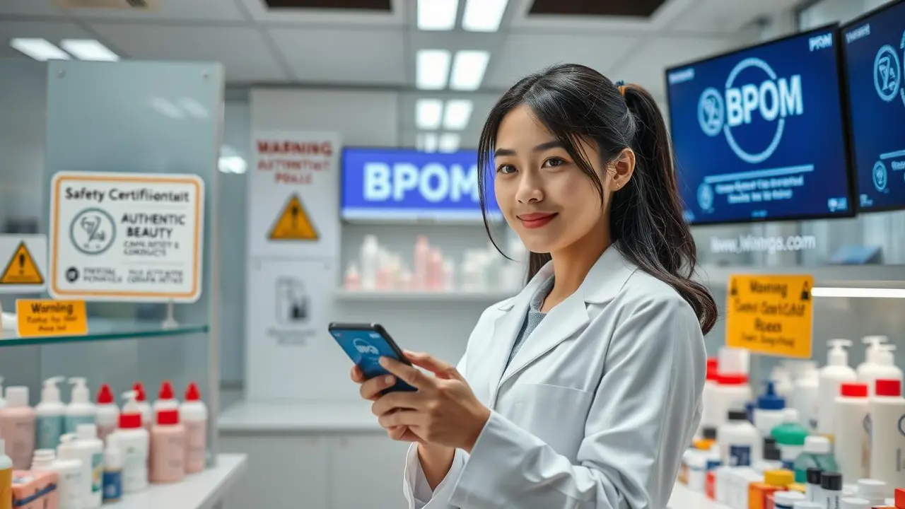 cara mengecek bpom kosmetik asli atau palsu