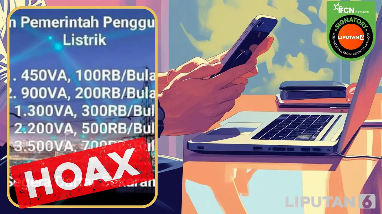 Cek fakta tautan pendaftaran voucer listrik gratis dari PLN