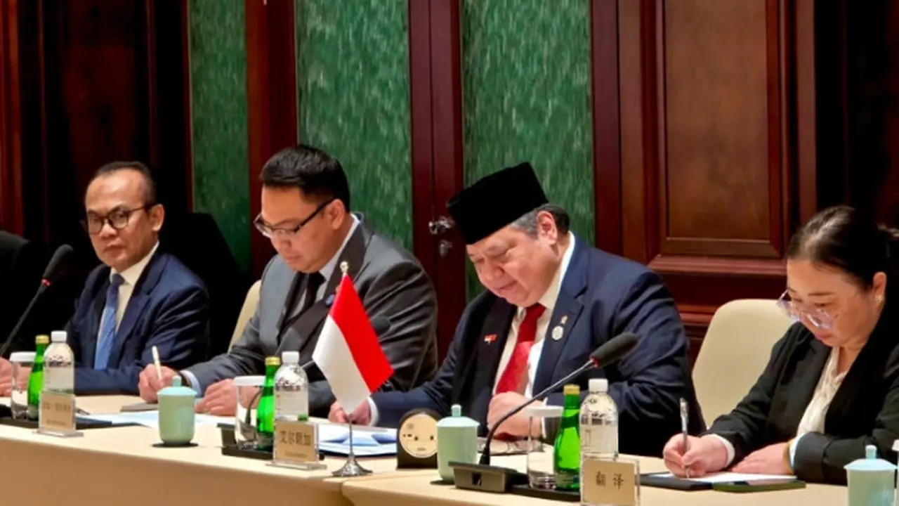 Menko Airlangga Mengundang  Perusahaan China Investasi di PLTS 100 GW