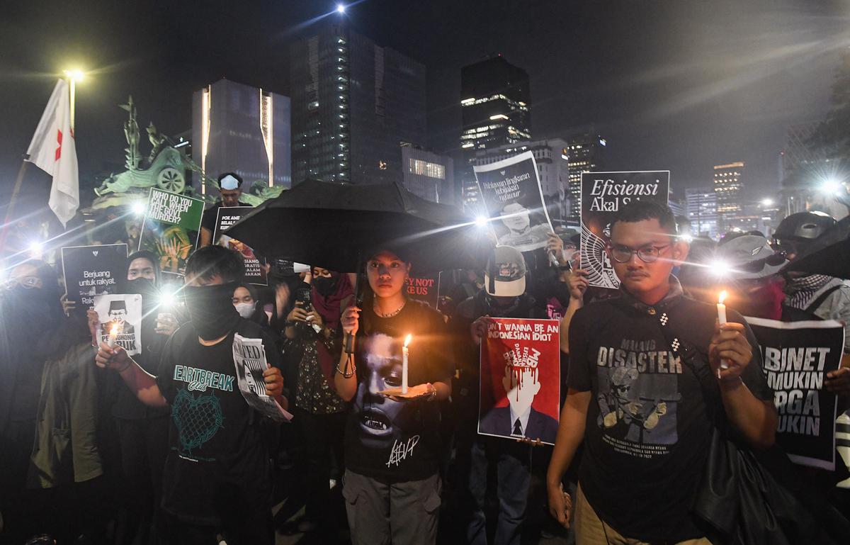 Masyarakat sipil gelar Aksi Indonesia Gelap