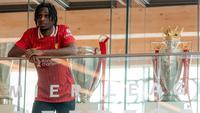 Jeremie Frimpong, pemain anyar Liverpool, yang didatangkan dari Bayer Leverkusen. (X @LFC)