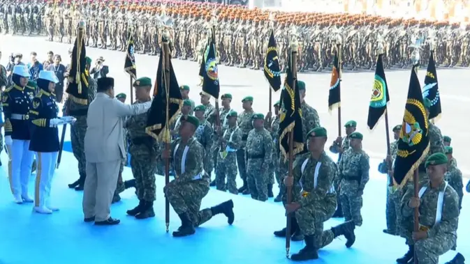 Prabowo Sebut Pemimpin TNI Harus Selalu di Titik Paling Berbahaya