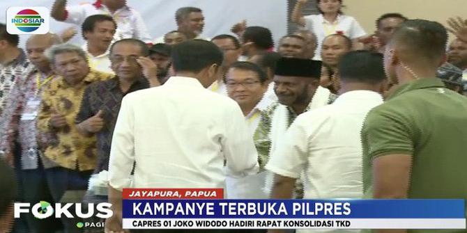 Jokowi Hadiri Rapat Konsolidasi TKD di Papua