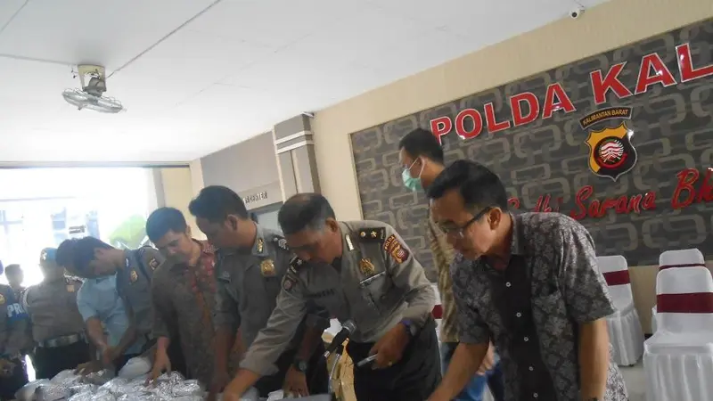 Ditimbang Ulang, Sabu Sitaan di Perbatasan Kalimantan Naik 50%