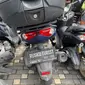 Plat nomor di motor yang digunakan turis di Bali kerap tidak mematuhi nomor polisi. (Dok. Instagram/@moscow_cabang_bali/https://www.instagram.com/p/CpUvbpCuykz/?hl=en)