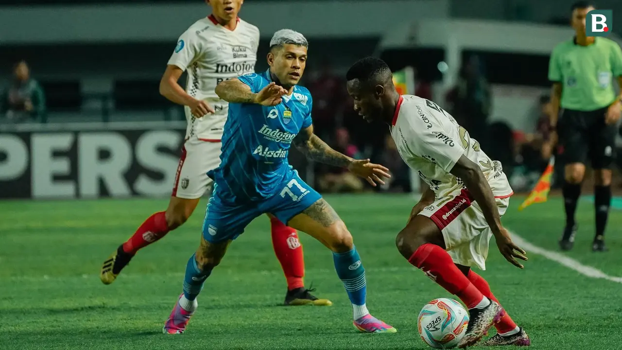 Masih Belum Bisa Kalahkan Bali United, Persib Bandung Hanya dapat Skor Imbang