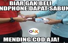 Beli iPhone dapat sabun batangan, OLX ikut sindir Lazada