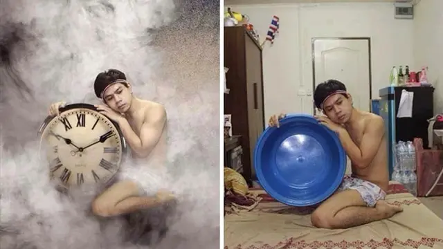 6 Totalitas Orang Berfoto dengan Pose Melayang, Hasil Fotonya Instagramable
