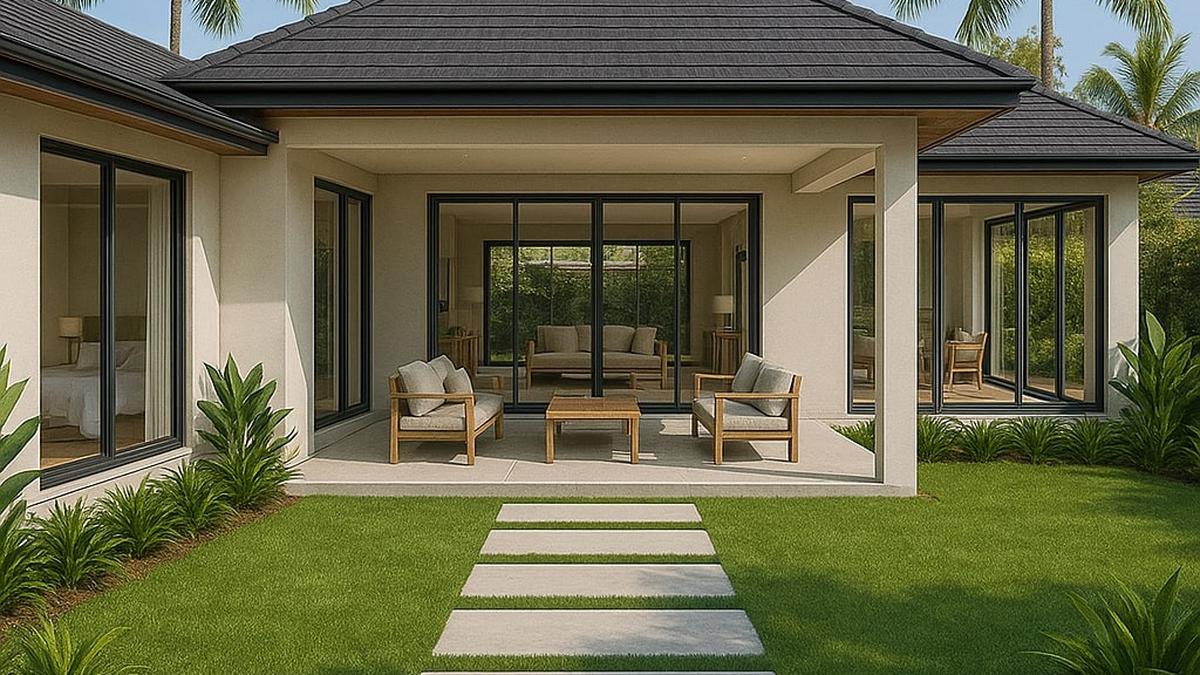 6 Ide Desain Rumah Tropis Modern Pedesaan dengan Sentuhan Nuansa Islami nan Sejuk