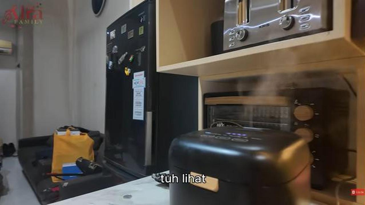 6 Potret Dapur Rumah Sederhana Lady Rara dan Aladull, Fungsional dengan Detail Menarik