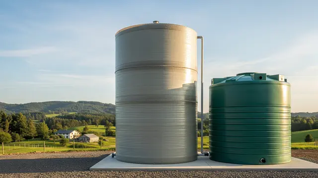 Perbedaan Tandon Air Fiberglass dan Toren Air Plastik untuk Rumah/Gemini AI