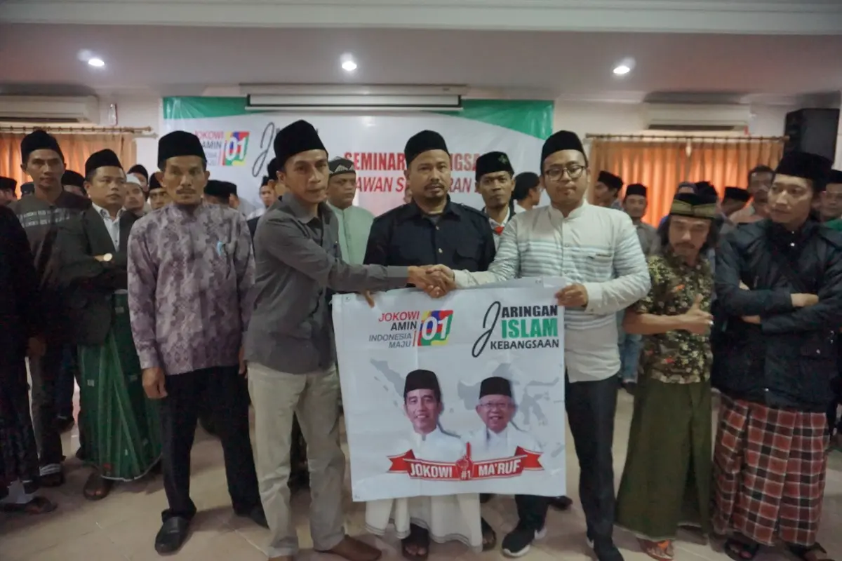 Sejumlah ulama muda di Ciamis mendukung pasangan capres cawapres nomor urut 01 Jokowi-Ma'ruf Amin. (Istimewa)