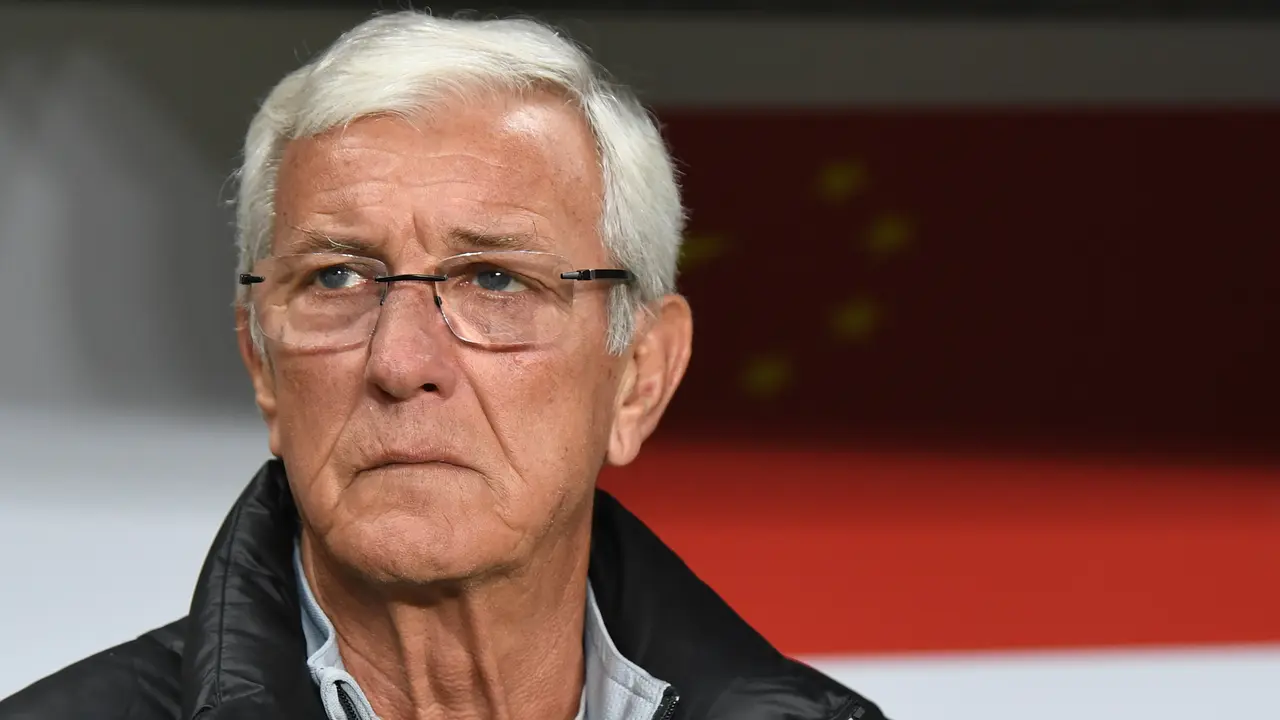 Pelatih timnas China, Marcello Lippi.