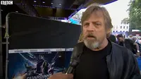 Mark Hamill mengomentari kesannya saat memerankan Luke Skywalker lagi di Star Wars Episode VII. (BBC)