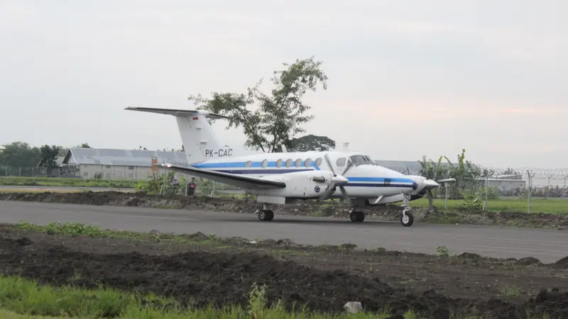 Tes pendaratan di Bandara Ngloram Blora