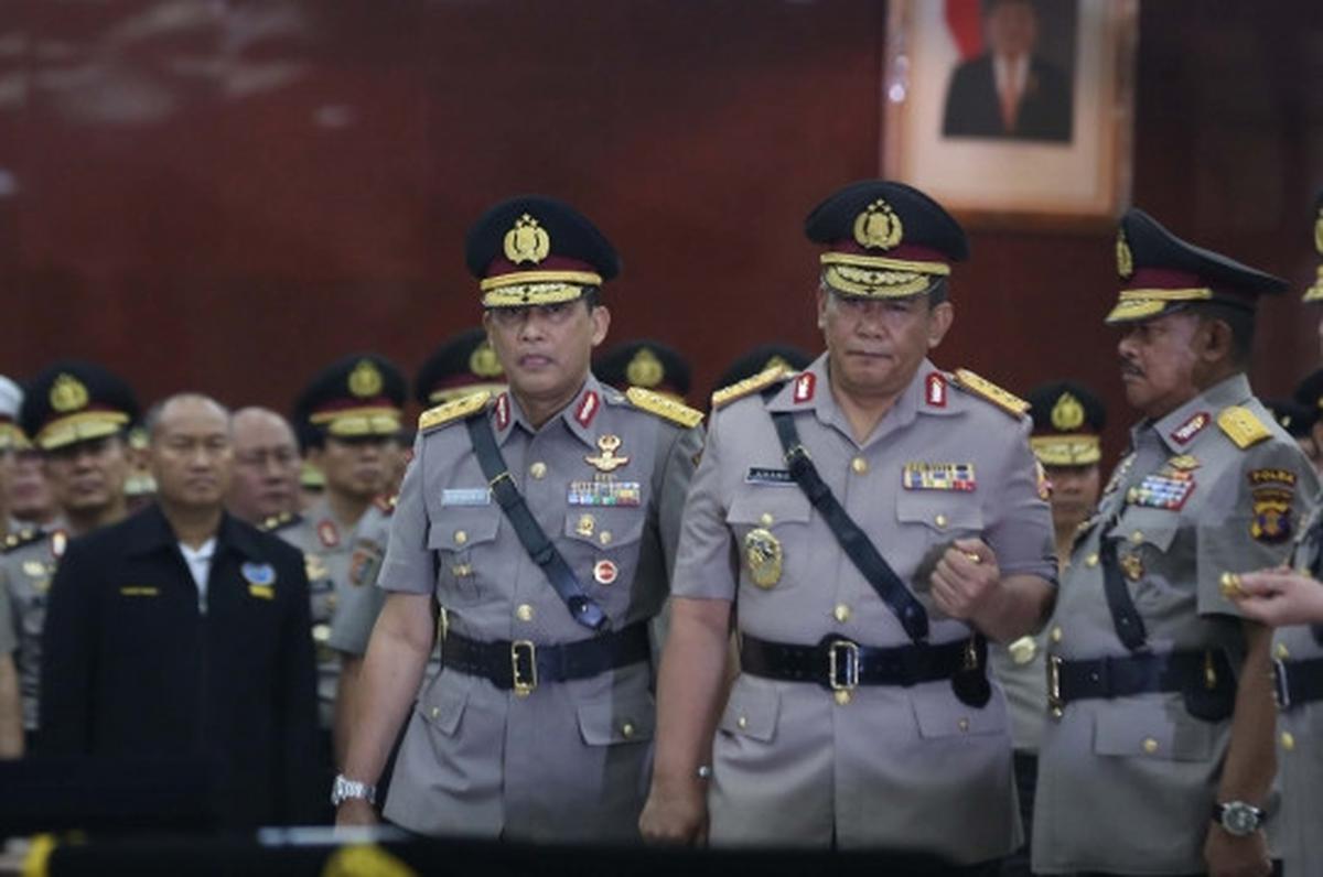 Usai Sertijab Bareskrim, Komjen Budi Waseso & Anang salam komando