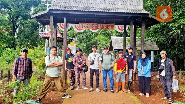 PWI Kalsel Hutan Hujan Tropis Kahung Geopark Meratus Kalsel