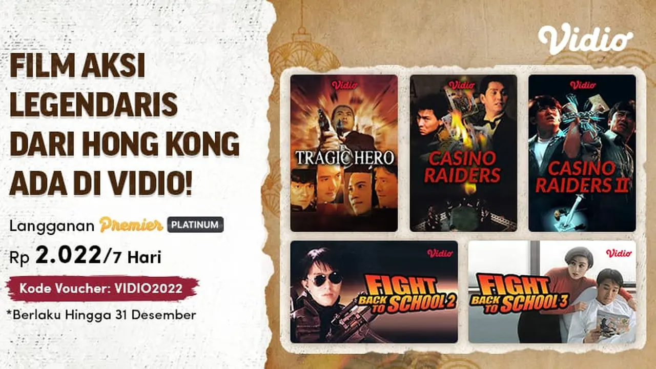 Film Aksi Legendaris Hong Kong di Vidio