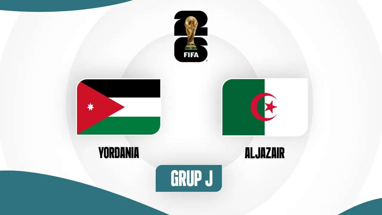 Timnas Yordania Vs Timnas Aljazair di Piala Dunia 2026.