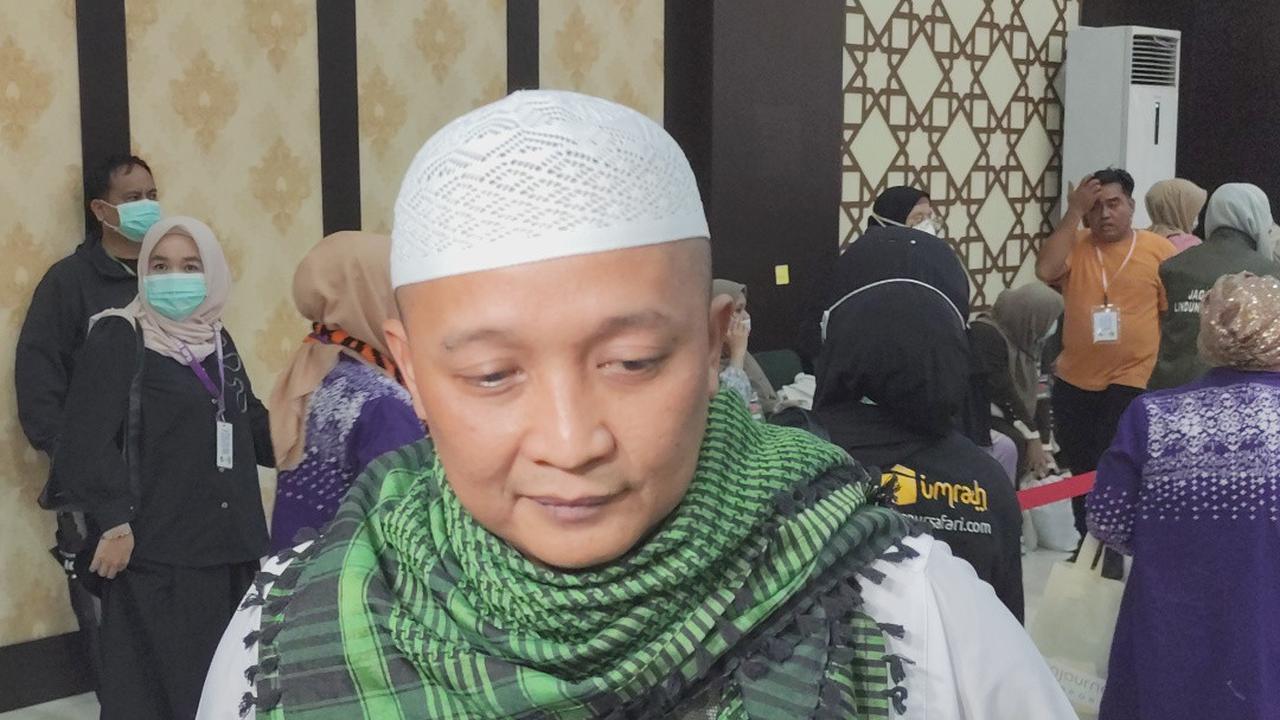 kepulangan jemaah haji kloter 1 makassar