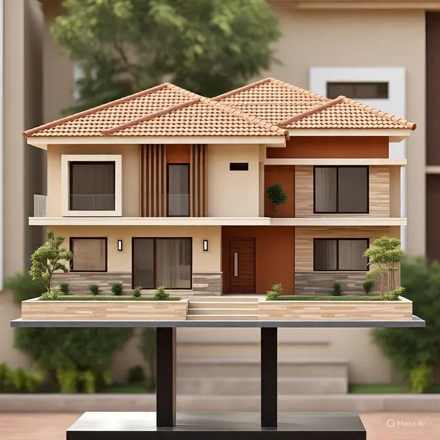 Terracotta Accent - Earthy Luxury Touch