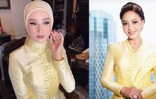 Sama-sama Cantik, Maia Estianty dan Mulan Jameela Tampil Anggun Mengenakan Kebaya Kuning saat Acara Lamaran El-Syifa