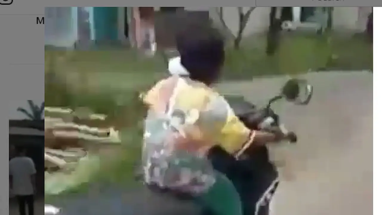 Naik Motor Meski Belum Cukup Umur, Bocah Ini Kena Batunya