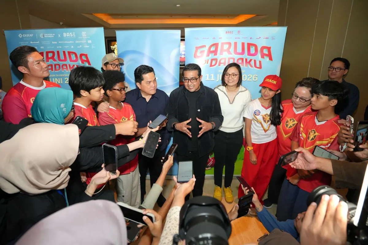 Menteri Ekraf Teuku Riefky Harsya hadiri screening  Film Garuda di Dadaku. (dok. Biro Komunikasi Kementerian Ekonomi Kreatif/Badan Ekonomi Kreatif)