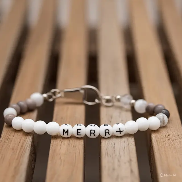 Model Gelang dari Manik-Manik Huruf