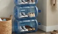 6 Cara Membuat Rak Sepatu dari Galon Bekas Anti Mainstream, Ide Kreatif yang Bisa Dicoba