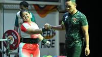 Delima Yunia Susanti, atlet para angkat berat meraih medali emas kelas -79 kilogram putri kategori rookie di Asian Youth Para Games 2025. (Dok. NPC Indonesia)