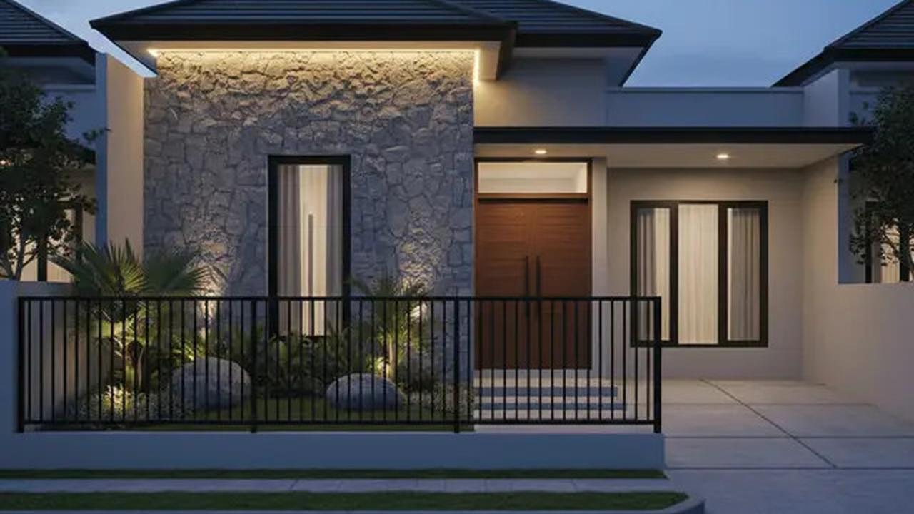 7 Desain Fasad Rumah Kecil agar Tetap Terlihat Mewah dan Elegan