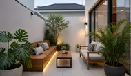 8 Desain Outdoor Lounge yang Cocok untuk Rumah Kecil, Estetik dan Nyaman