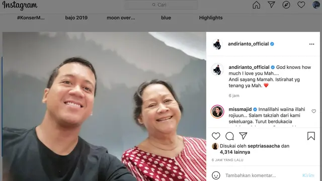 Unggahan Andi Rianto. (Foto: Instagram @andirianto_official)