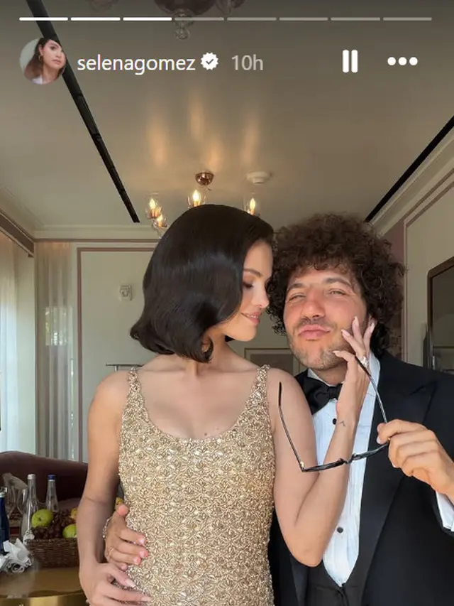 Selena Gomez dan Benny Blanco. (Instagram/ selenagomez)