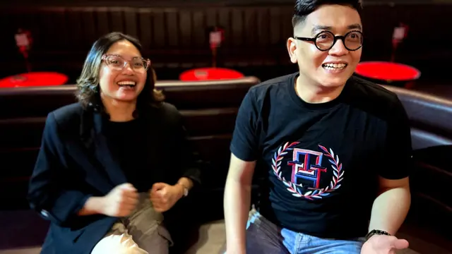 Koordinator acara, Rizky Muhammad, yang menggelar kegiatan  relawan pendukung Pramono-Rano yang menamakan diri Aksi Nyala mengadakan acara Tiba-tiba Menyala. (Istimewa)