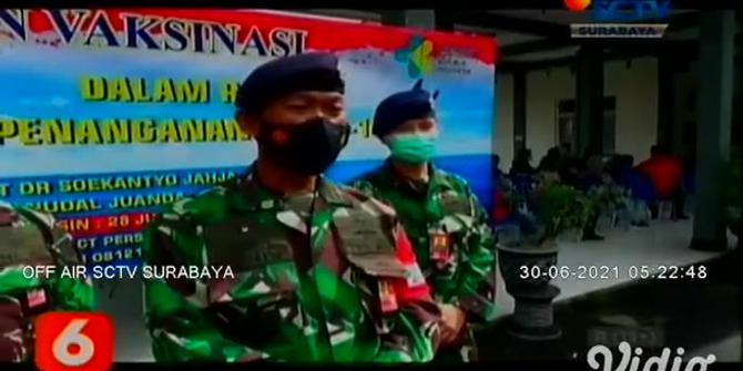 VIDEO: Ribuan Liter Disinfektan Disemprotkan dari Pesawat Casa dan Helicopter TNI AL