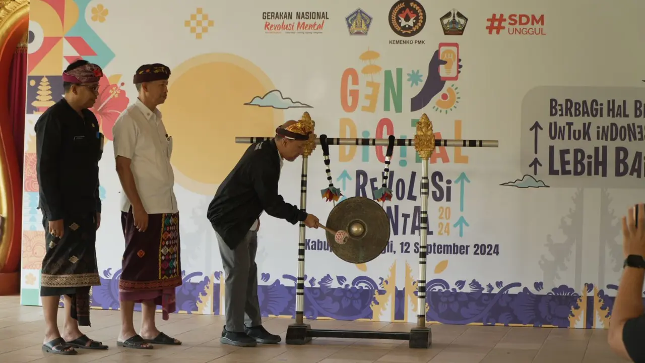 Kementerian Koordinator Pembangunan Manusia dan Kebudayaan (KemenkoPMK) pilih Desa Penglipuran, Bali sebagai lokasi penyelenggaraan Gathering Generasi Digital (GenDi) Revolusi Mental 2024.
