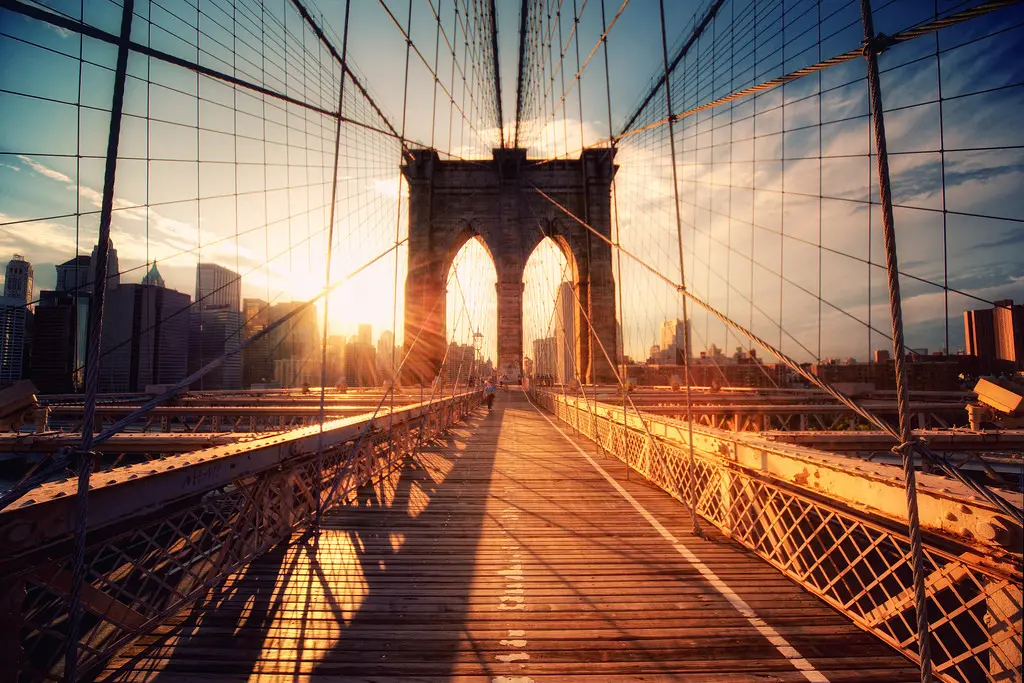 Brooklyn Bridge, New York, Amerika Serikat. (Sumber Foto: Flickr)