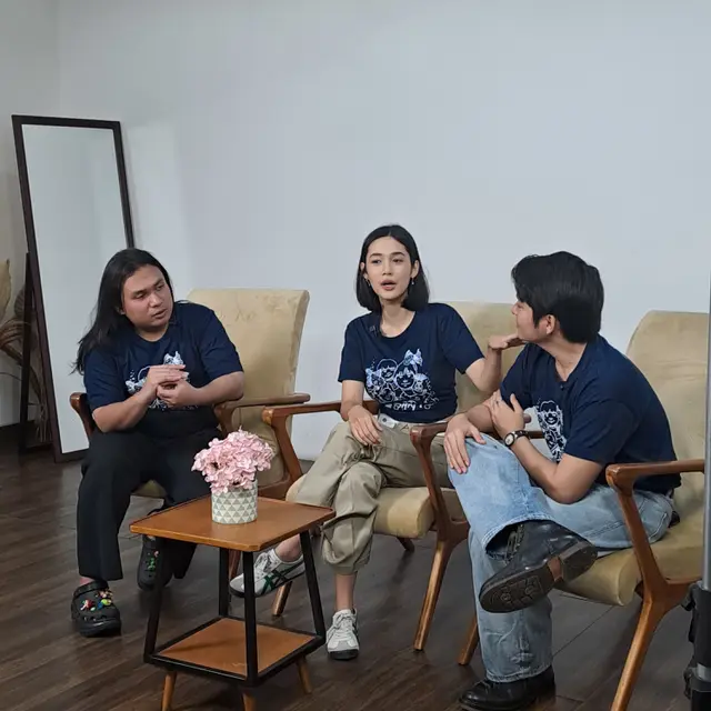 Keanu, Nurra Datau, dan Angga Yunanda (Fimela.com/ferina)