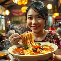 resep mie nyemek pedas ©Ilustrasi dibuat AI