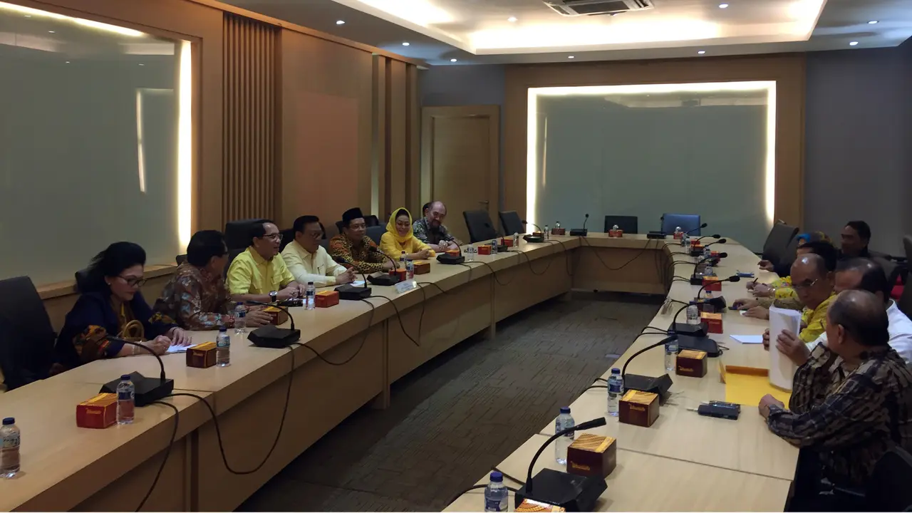 Sejumlah politikus senior Partai Golkar mengikuti Rapat Akbar Dewan Pakar.