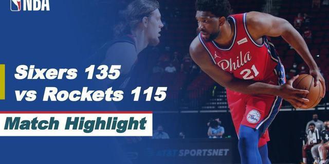 VIDEO: Highlights NBA, Philadelphia 76ers Masih Terlalu Tangguh Bagi Tuan Rumah Houston Rockets