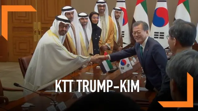 Saat menerima kunjungan delegasi Uni Emirat Arab, Presiden Korea Selatan Moon Jae-in mengatakan dirinya menyambut positif KTT AS-Korea Utara yang digelar di Vietnam.