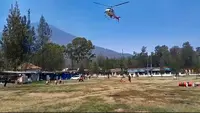 Helikopter Water Bombing Dikerahkan Padamkan Karhutla Kawah Ijen