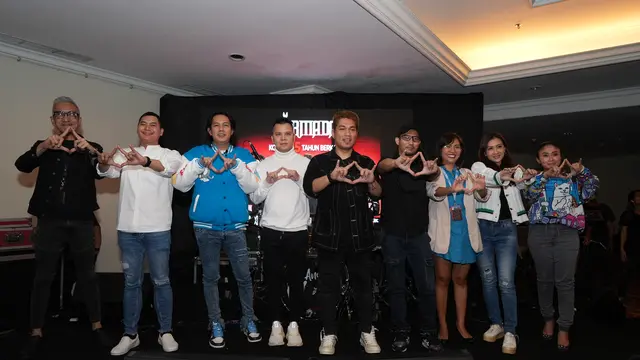 Jumpa pers konser 15 tahun Armada Band