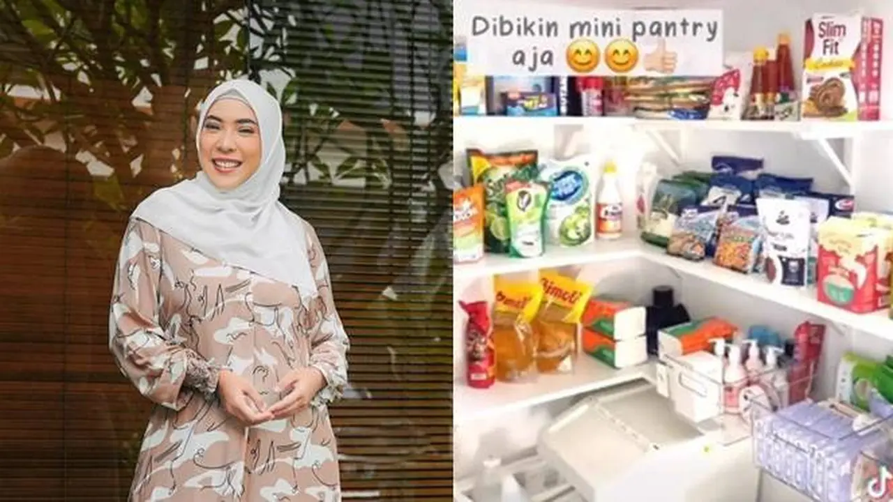 5 Potret Minimarket di Dalam Rumah Fitri Tropica, Biar Persediaan Tertata Rapi