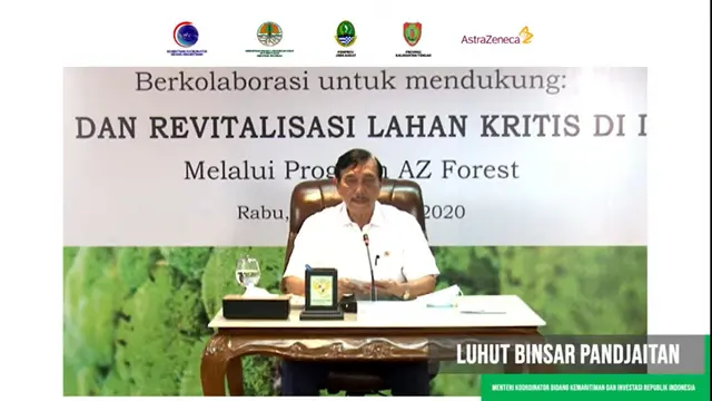Penandatanganan Seremoni Peluncuran AZ Forest Indonesia: 20 juta Pohon Pada Akhir Tahun 2025