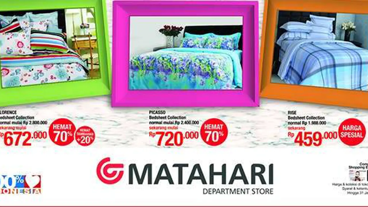 Matahari Gelar Diskon Produk Rumah Hingga 70 Persen