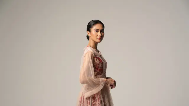 Model Baju Gamis Batik Ibu Pejabat